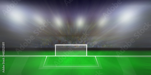 Dynamischer Hintergrund zum Thema Fußball mit Freiraum für Text und Vereinswappen © Ralf Geithe