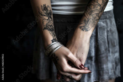 Naklejka Healing from Within. Breaking Free from Self-Harm Patterns