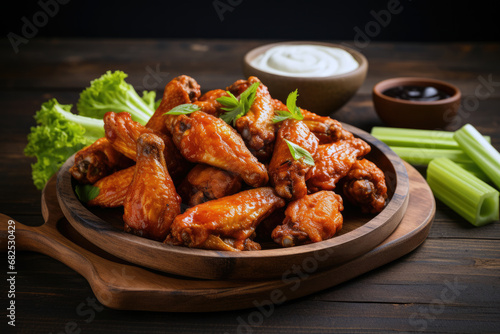 Spicy and Crispy Chicken Wings © Bojan