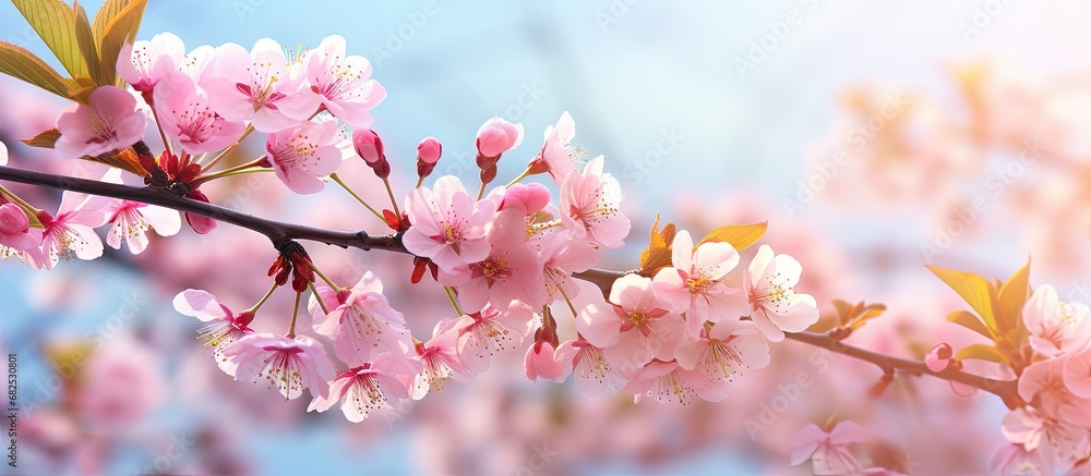 In the blooming garden, a closeup of a pink floral blossom reveals the delicate beauty of nature's summertime display, showcasing the vibrant hues of spring's flora and the intricate details of a