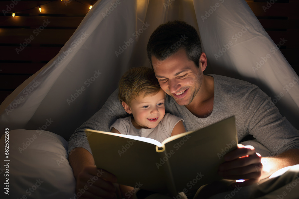 A Father's Storytelling Magic A Father's Storytelling Magic