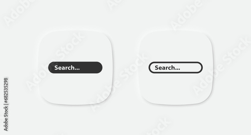 Search icon. Browser sign. Internet searching symbol. WWW link icons. Vector isolated sign.