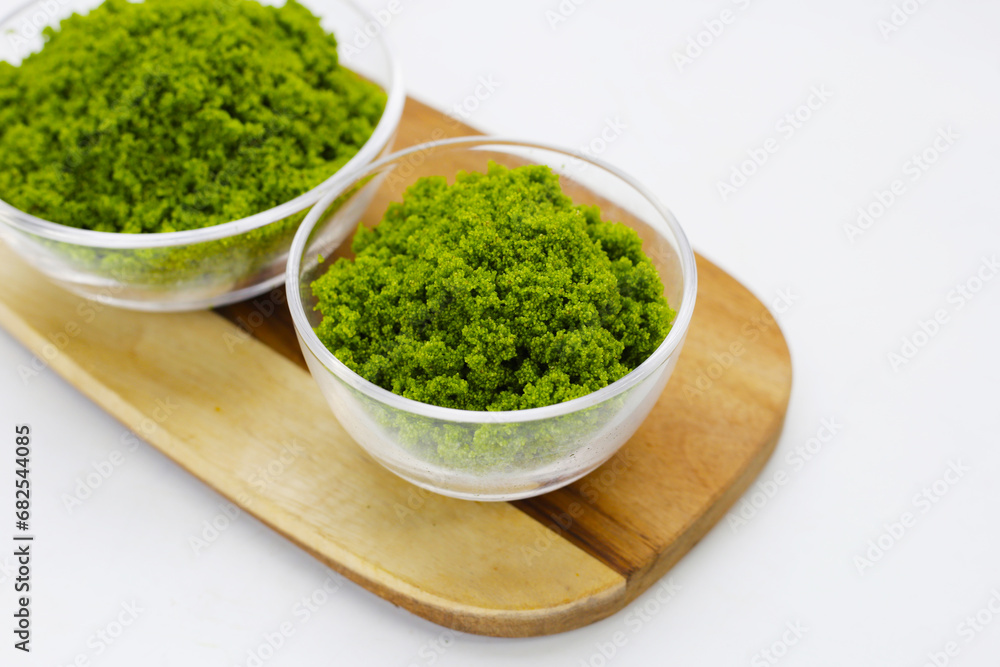 Wolffia globosa or swamp algae, water meal Wolffia globosa or swamp algae, water meal