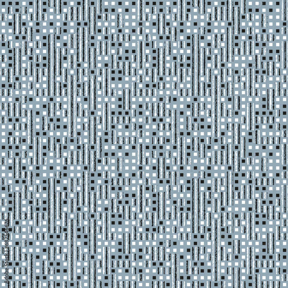 Square Dot And Stripe Broken Textured Pattern Square Dot And Stripe Broken Textured Pattern
