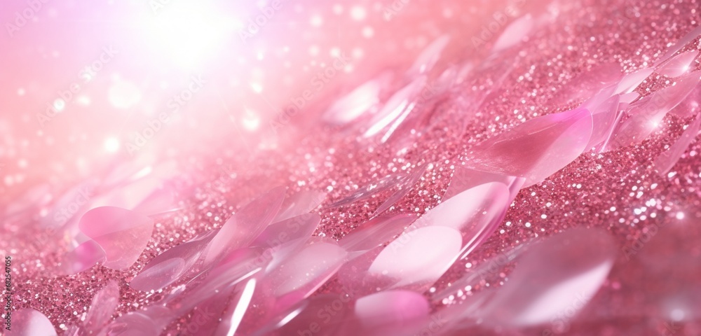Pink glitter for the background is abstract. Pink glitter for the background is abstract.