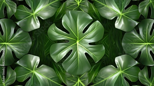 Green leaves UHD wallpaper