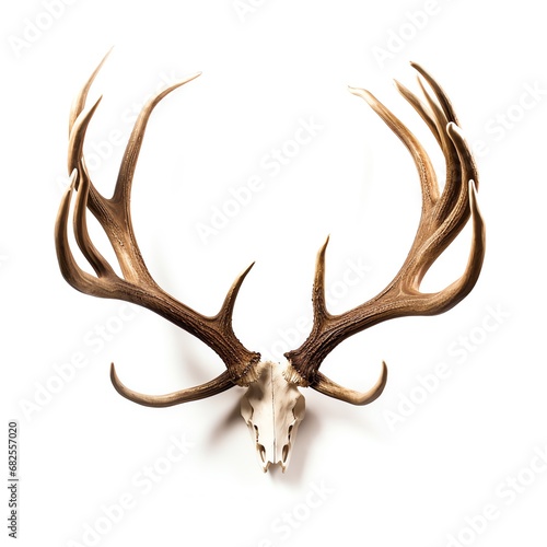 a skull of a deer with antlersa skull of a deer with antlers