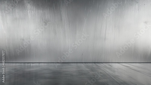 A monochromatic epoxy coated wall with a subtle texture resembling brushed metal.