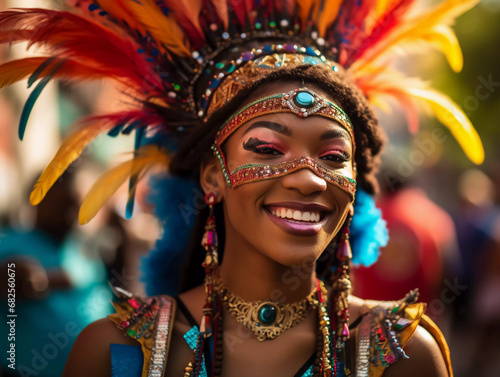 Caribbean Carnival Magic: Immerse Yourself in a Kaleidoscope of Color and Culture! © 47Media
