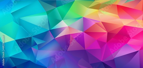Geometric abstract blue  pink  and green background wallpaper texture in colorful digital multi-color.