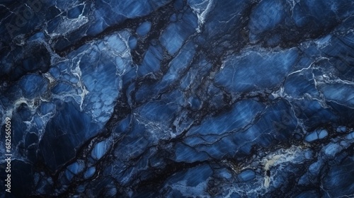 Dark blue close up granite texture pattern surface abstract background. Black stone, pattern for wallpape