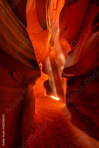 Amazing and outstanding canyon antelope near page, usa - abstract background