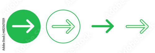 Arrow icon set. Arrow symbol. Arrow sign for your web design.