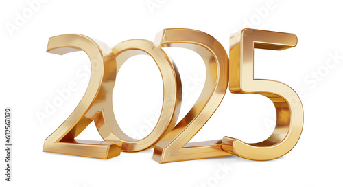 2025 golden bold letters sy...