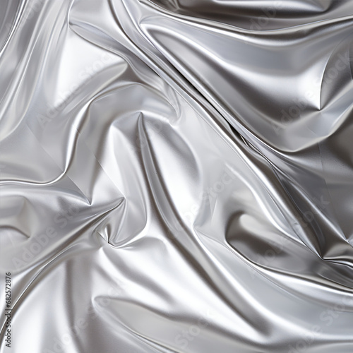 Silver aluminium chrome material texture