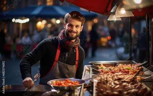 Street food seller