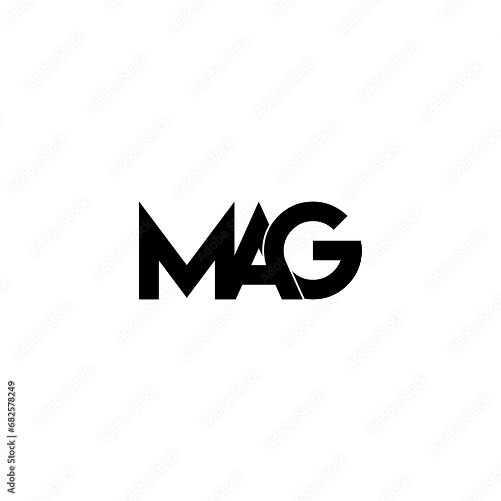 mag initial letter monogram logo design mag initial letter monogram logo design