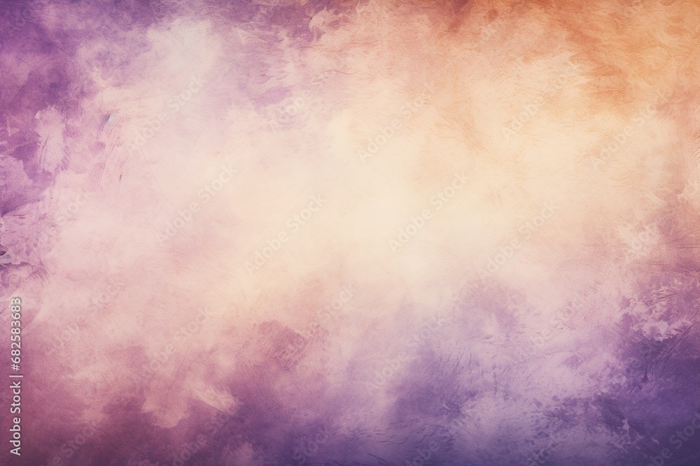 Obraz premium Abstract background in purple tones grainy gradient with vintage paper texture