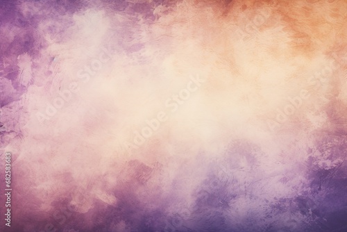 Abstract background in purple tones grainy gradient with vintage paper texture