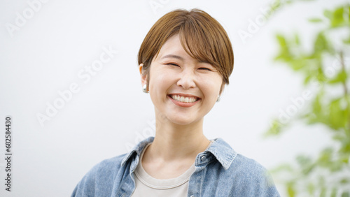 笑顔の女性 photo