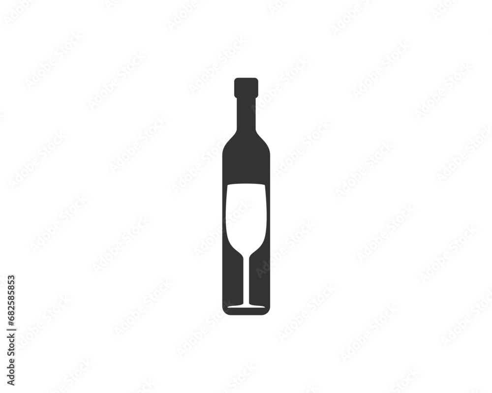 bottle and glass of wine bottle and glass of wine