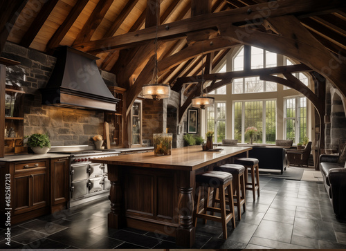 Scotland Aberdeen style kitchen home room  © josepperianes