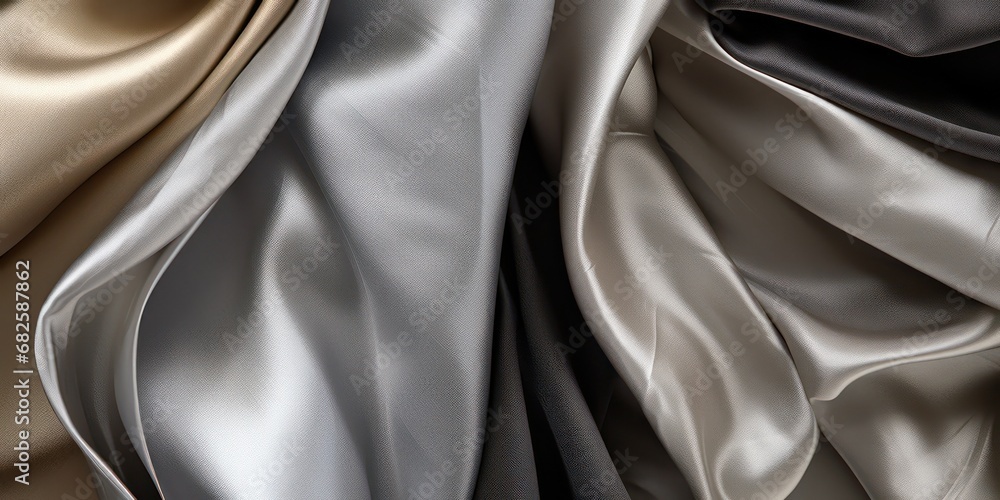 Satin These items would evoke different textures, appearances, or sensations--suede and satin representing textures