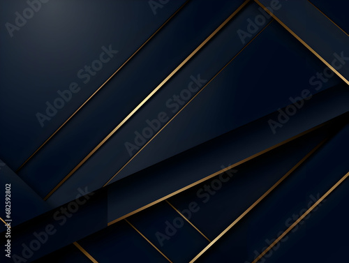 Abstract technology futuristic glowing curved line on dark blue background, Abstract flow gradient background, ai generated photo