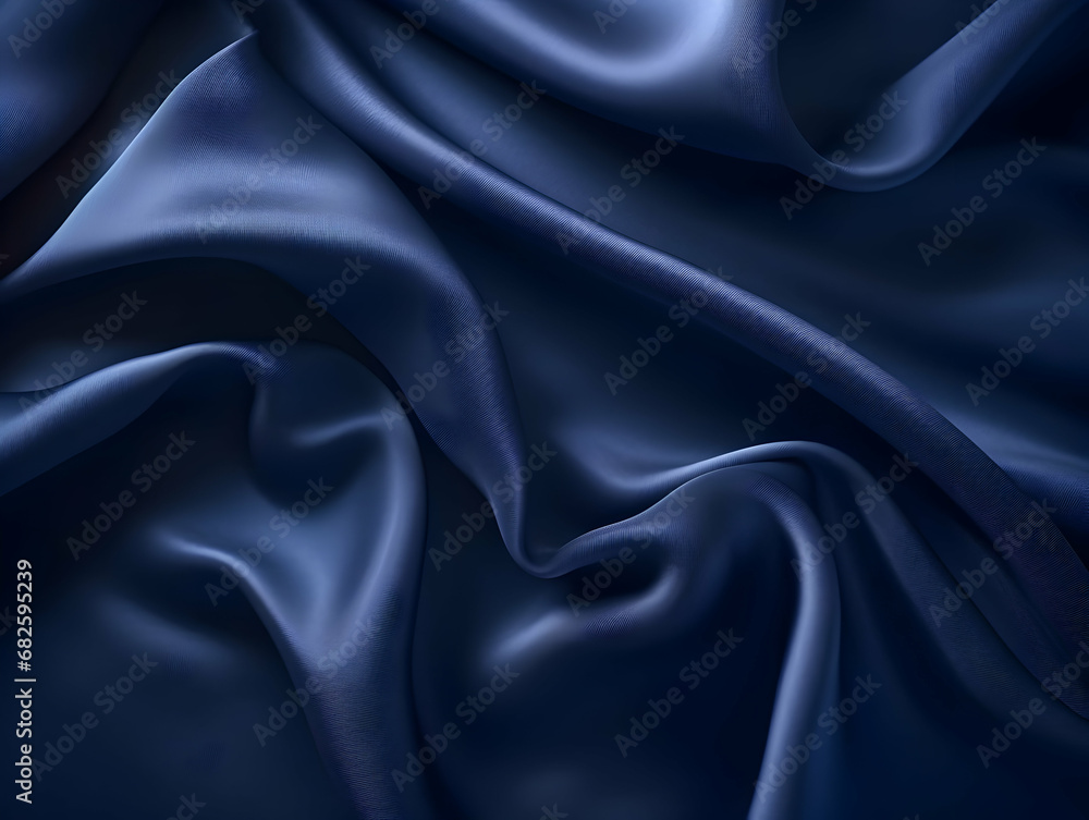 Fototapeta premium Abstract technology futuristic glowing curved line on dark blue background, Abstract flow gradient background, ai generated photo