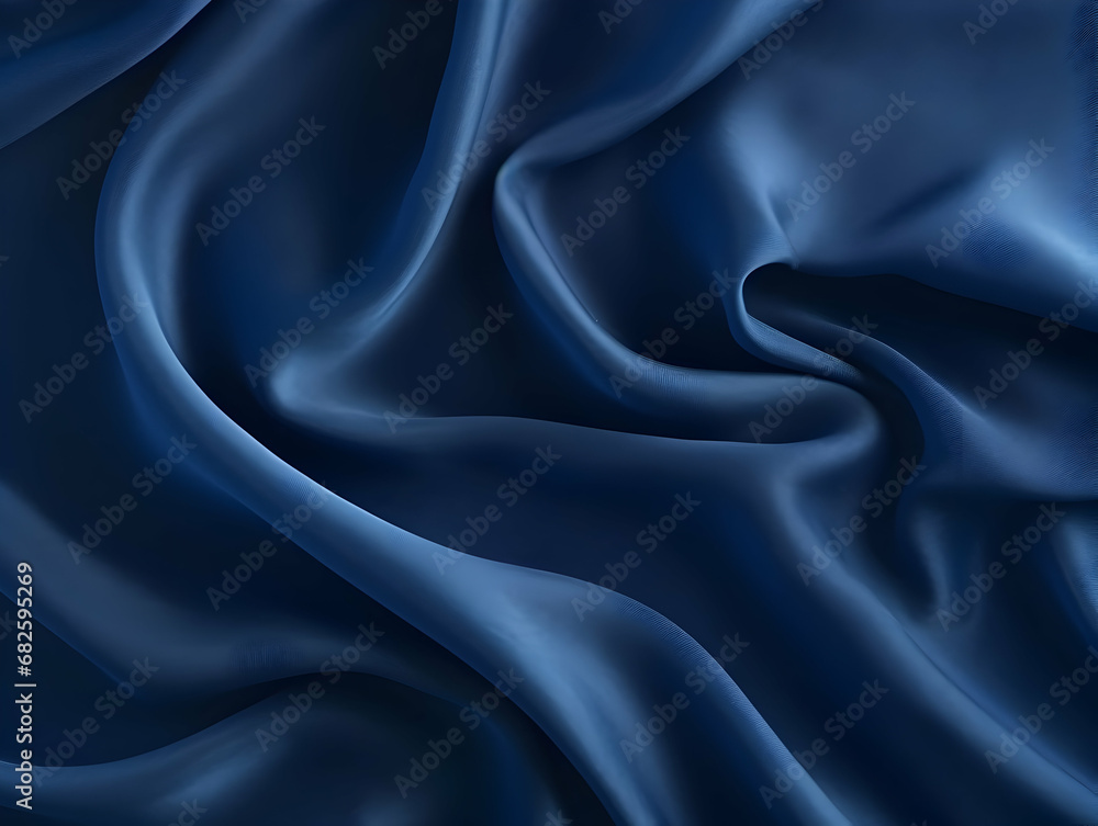 Obraz premium Abstract technology futuristic glowing curved line on dark blue background, Abstract flow gradient background, ai generated photo
