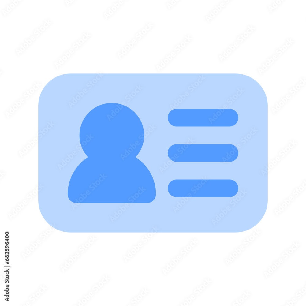 id card duotone icon id card duotone icon