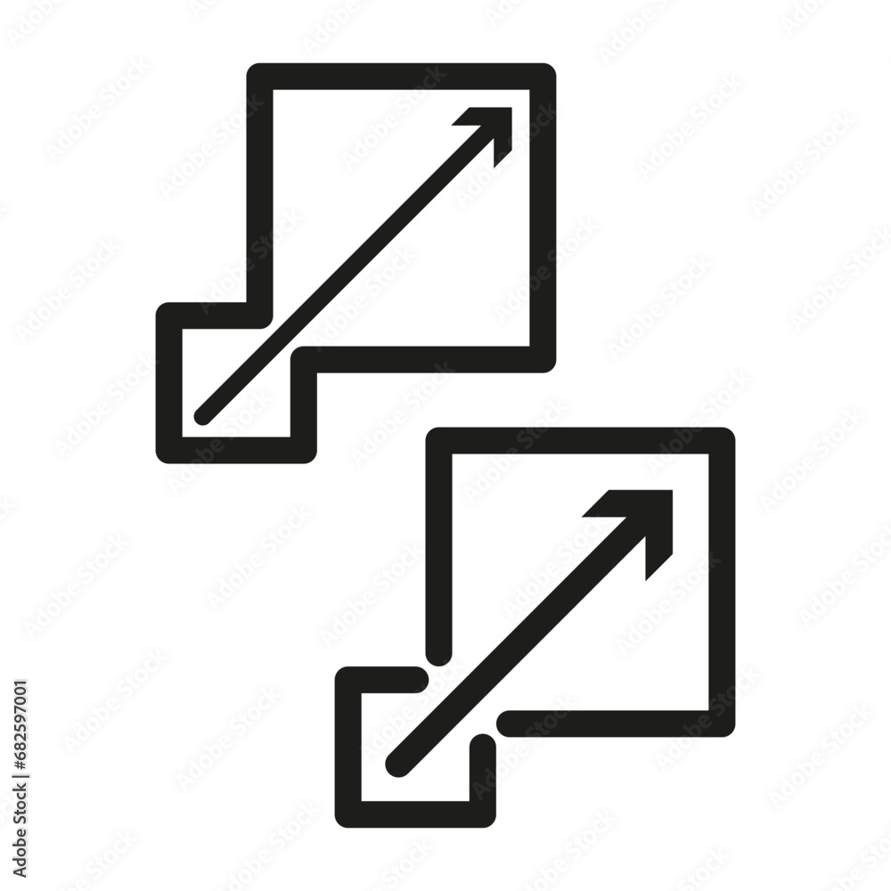 Scalability icon. Vector illustration. EPS 10. Scalability icon. Vector illustration. EPS 10.