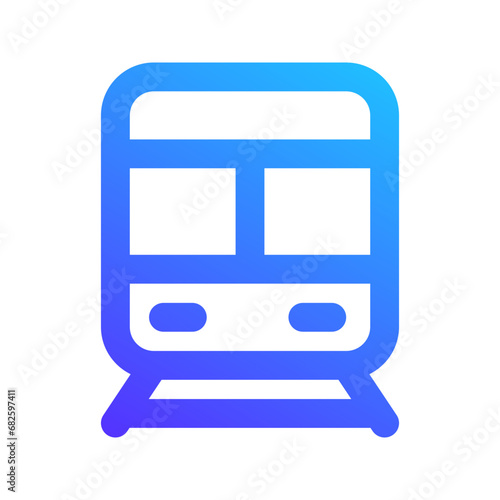 train gradient icon