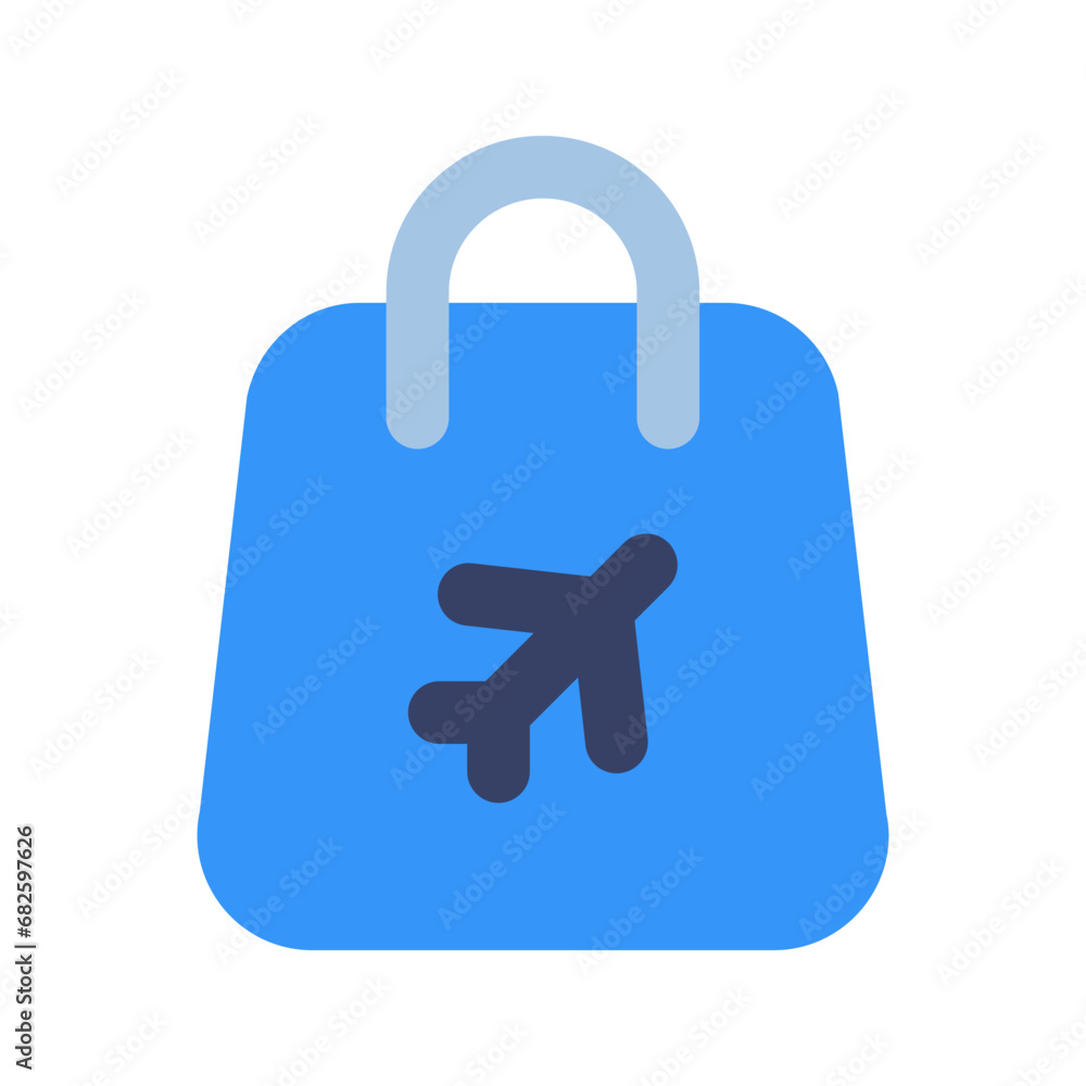 shopping bag flat icon shopping bag flat icon