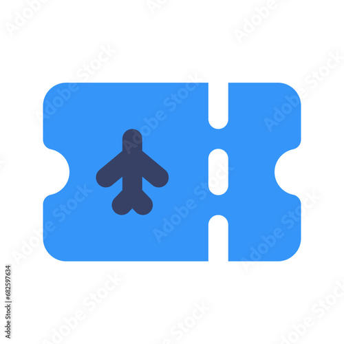 ticket flat icon
