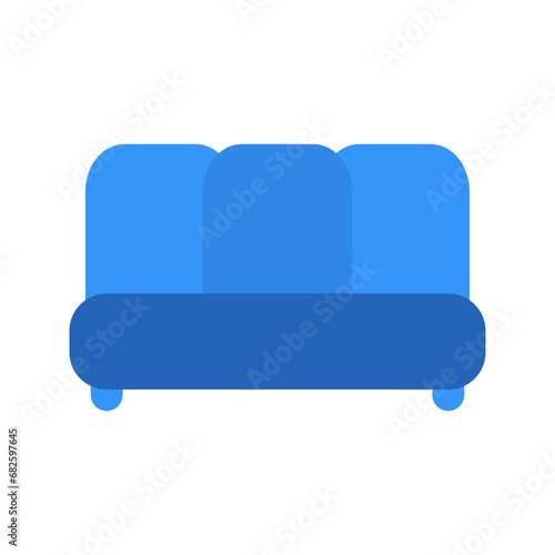 waiting room flat icon