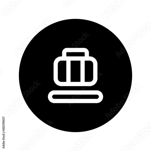 claim line circular icon