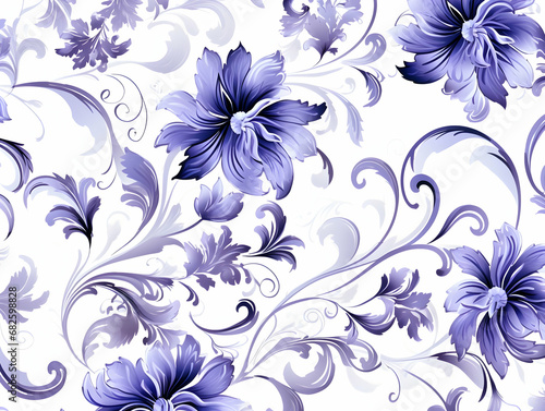 Seamless printing pattern design, printing pattern for clothing, printing texture for all over printing, ai generated photo