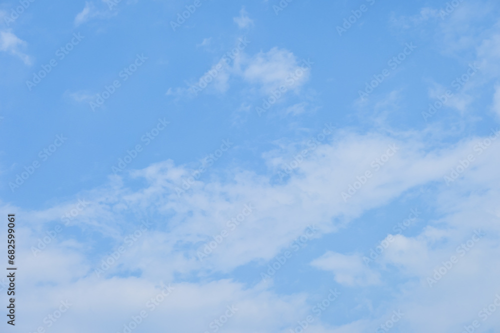 beautiful blue sky and white fluffy cloud with sunrise in the morning, natural background beautiful blue sky and white fluffy cloud with sunrise in the morning, natural background