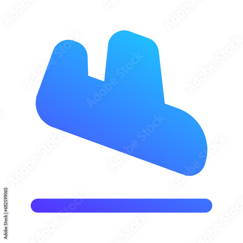 arrival gradient fill icon