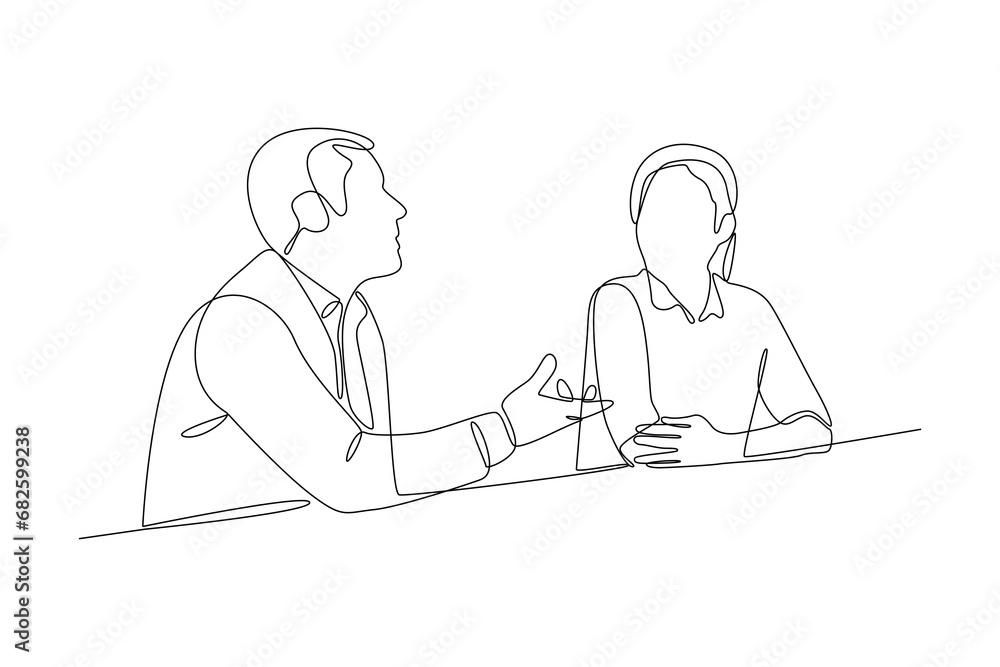 One continuous line drawing of Business people shaking hands. Agreement, trust, cooperation concept. Doodle vector illustration in simple linear style. One continuous line drawing of Business people shaking hands. Agreement, trust, cooperation concept. Doodle vector illustration in simple linear style.