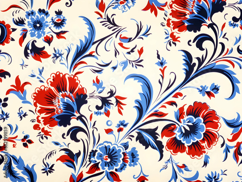 Seamless printing pattern design  printing pattern for clothing  printing texture for all over printing  ai generated photo