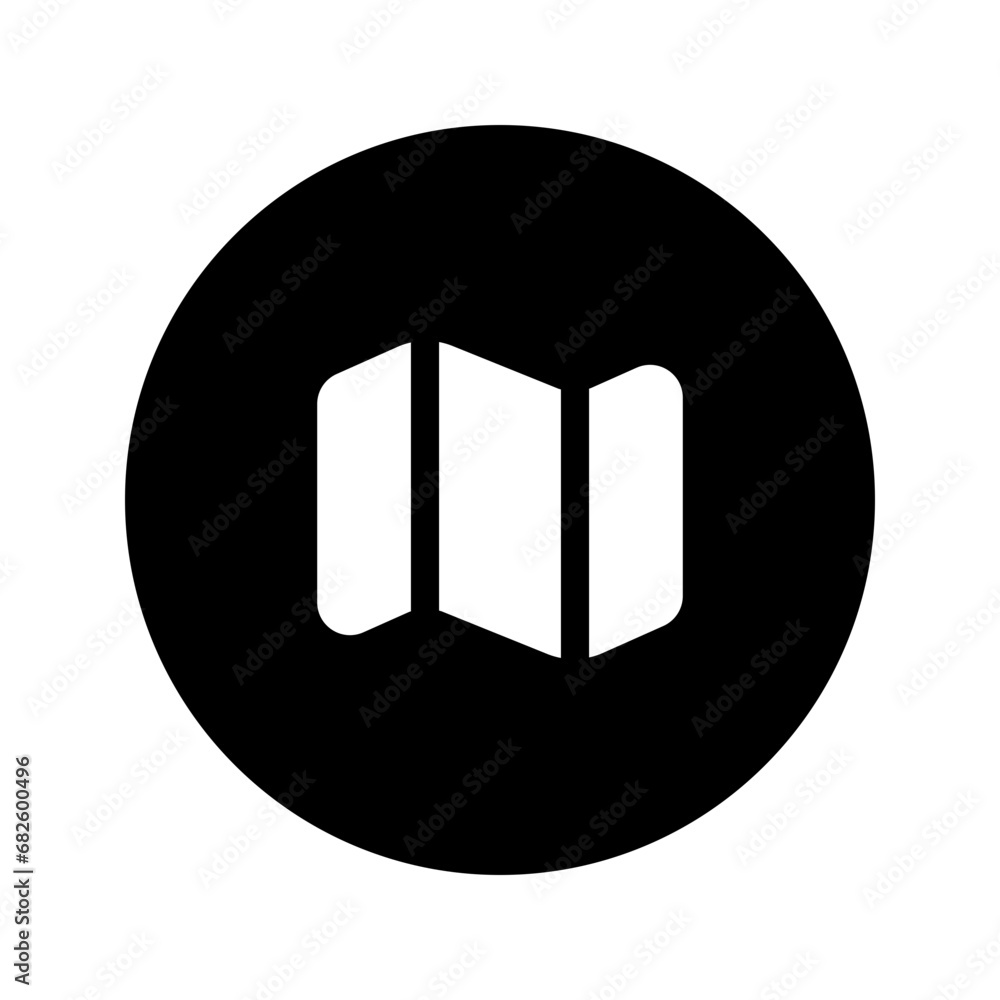 map glyph circular icon map glyph circular icon
