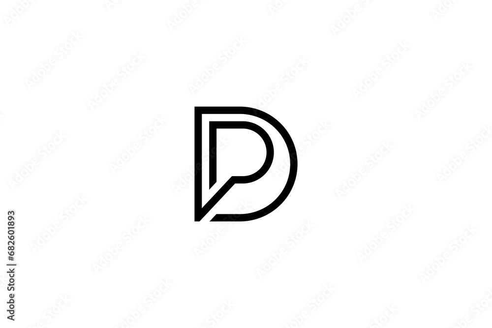 Letter DP or PD Logo Design Vector Letter DP or PD Logo Design Vector