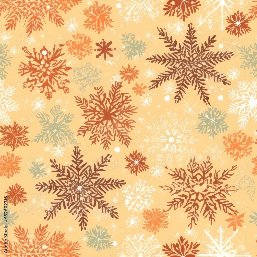 Seamless christmas pattern with snowflakes. Seamless christmas pattern with snowflakes.