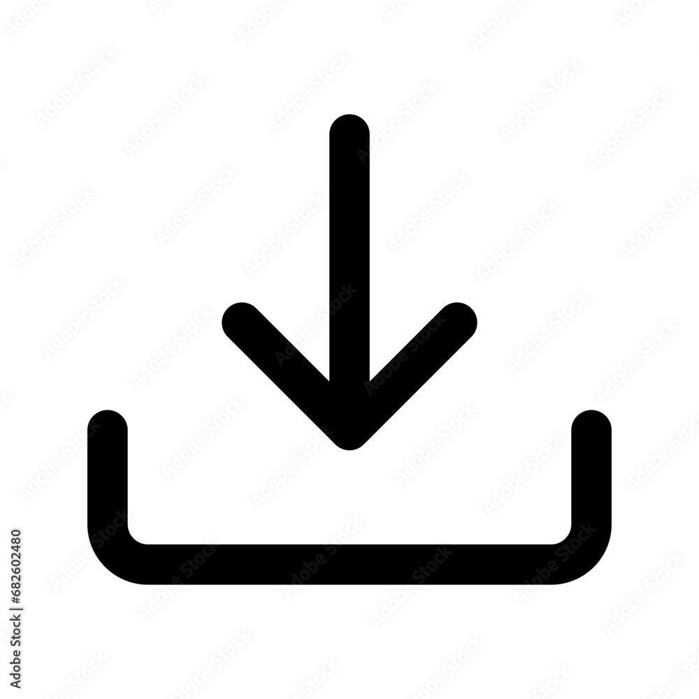 download line icon download line icon