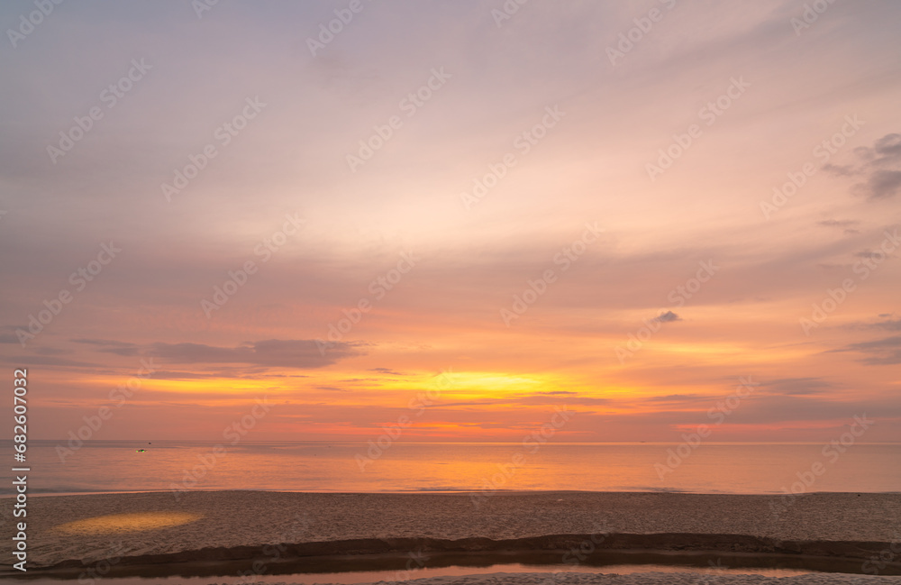 amazing colorful cloud in beautiful sunset above the sea..beautiful sunrise landscape amazing light of nature sky over horizon..colorful sky sunset or sunrise background. amazing colorful cloud in beautiful sunset above the sea..beautiful sunrise landscape amazing light of nature sky over horizon..colorful sky sunset or sunrise background.