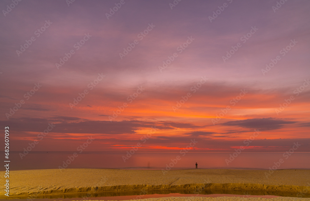 amazing colorful cloud in beautiful sunset above the sea..beautiful sunrise landscape amazing light of nature sky over horizon..colorful sky sunset or sunrise background. amazing colorful cloud in beautiful sunset above the sea..beautiful sunrise landscape amazing light of nature sky over horizon..colorful sky sunset or sunrise background.