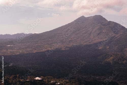 View of Mount Gunung Batur - The Kintamani Volcano at Bali Indonesia © fotomaximum