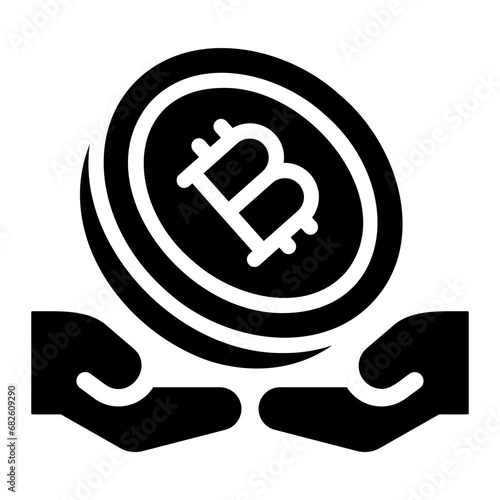 cryptocurrency Solid icon